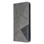 Geometric Pattern Stand Leather Card Holder Case for Samsung Galaxy S20 4G / S20 5G