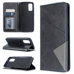 Geometric Pattern Stand Leather Card Holder Case for Samsung Galaxy S20 4G / S20 5G