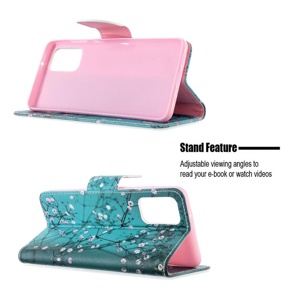 Pattern Printing Leather Wallet Case for Samsung Galaxy S20 Plus