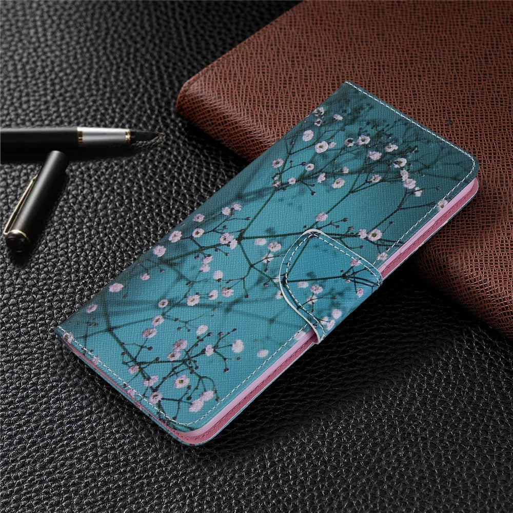 Pattern Printing Leather Wallet Case for Samsung Galaxy S20 Plus
