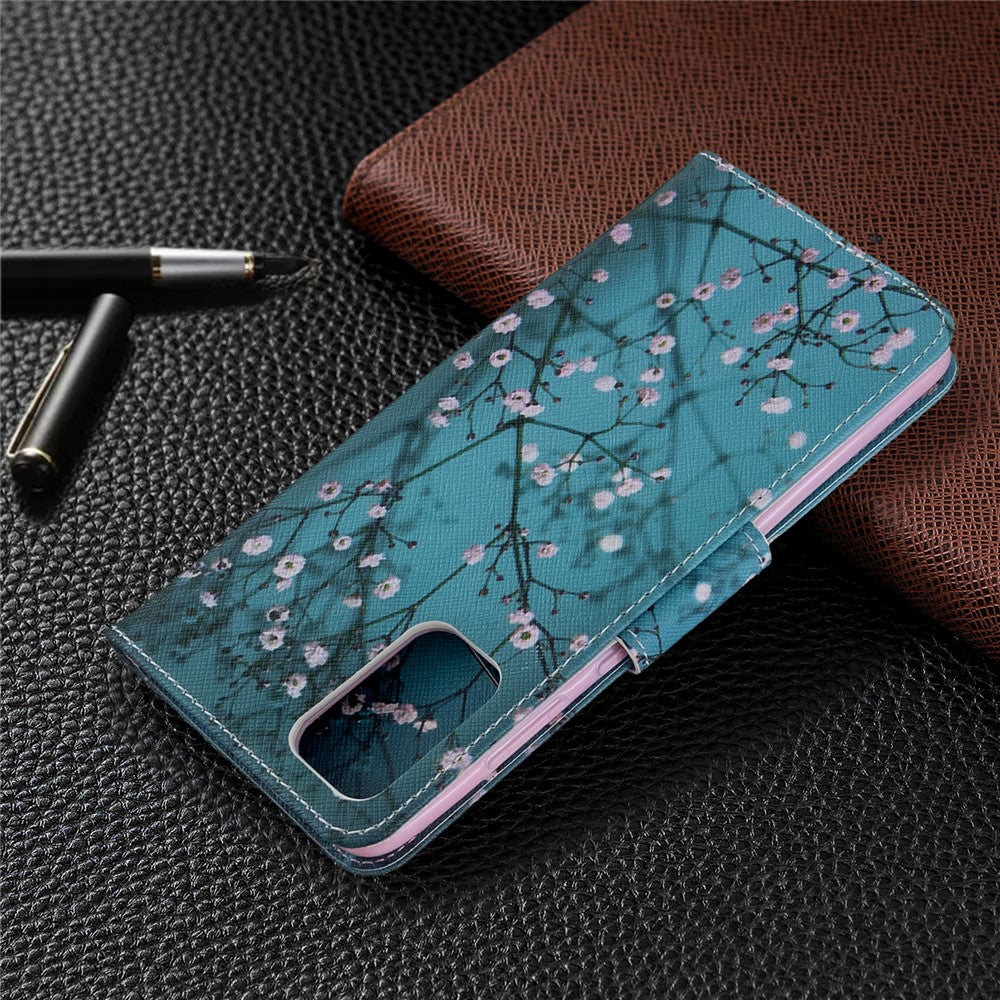 Pattern Printing Leather Wallet Case for Samsung Galaxy S20 Plus