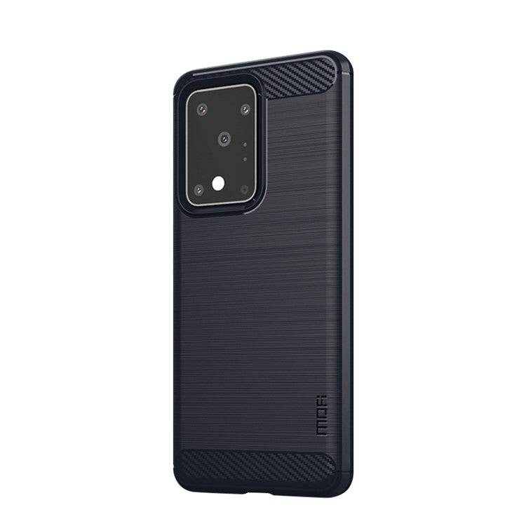 MOFI Carbon Fiber Surface Brushed TPU Covering for Samsung Galaxy S20 Ultra