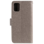 Imprint Flower Pattern Leather Wallet Stand Mobile Cover Case for Samsung Galaxy A51