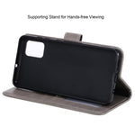 Imprinted Mandala Flower PU Leather Case Flip Stand Wallet Phone Cover with Strap for Samsung Galaxy A51 4G