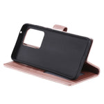 Imprint Flower Leather Wallet Phone Casing for Samsung Galaxy S20 Ultra