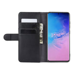 For Samsung Galaxy S20 Ultra Phone Cases Genuine Split Leather Wallet Mobile Cover Stand