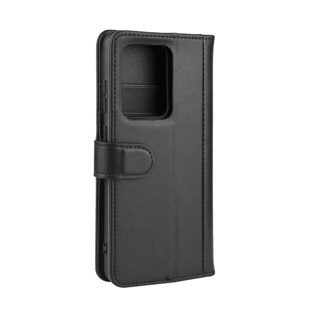 For Samsung Galaxy S20 Ultra Phone Cases Genuine Split Leather Wallet Mobile Cover Stand
