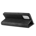Silky Touch-læderpungcover til Samsung Galaxy A91 / S10 Lite / M80s