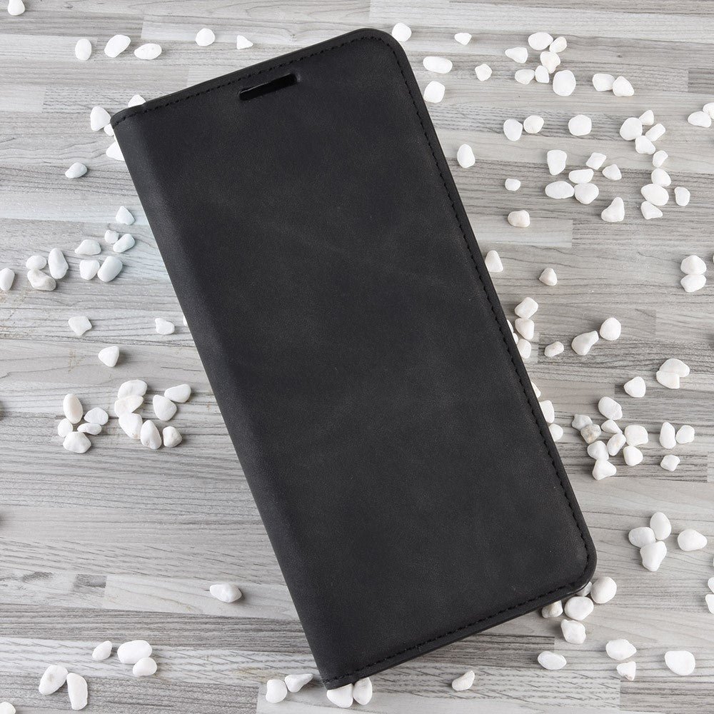 Silky Touch-læderpungcover til Samsung Galaxy A91 / S10 Lite / M80s