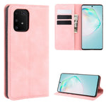 Silkeslent Läderplånboksfodral för Samsung Galaxy A91 / S10 Lite / M80s