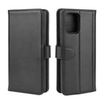 For Samsung Galaxy A91 / S10 Lite / M80s Phone Cases Genuine Split Leather Wallet Mobile Cover Stand