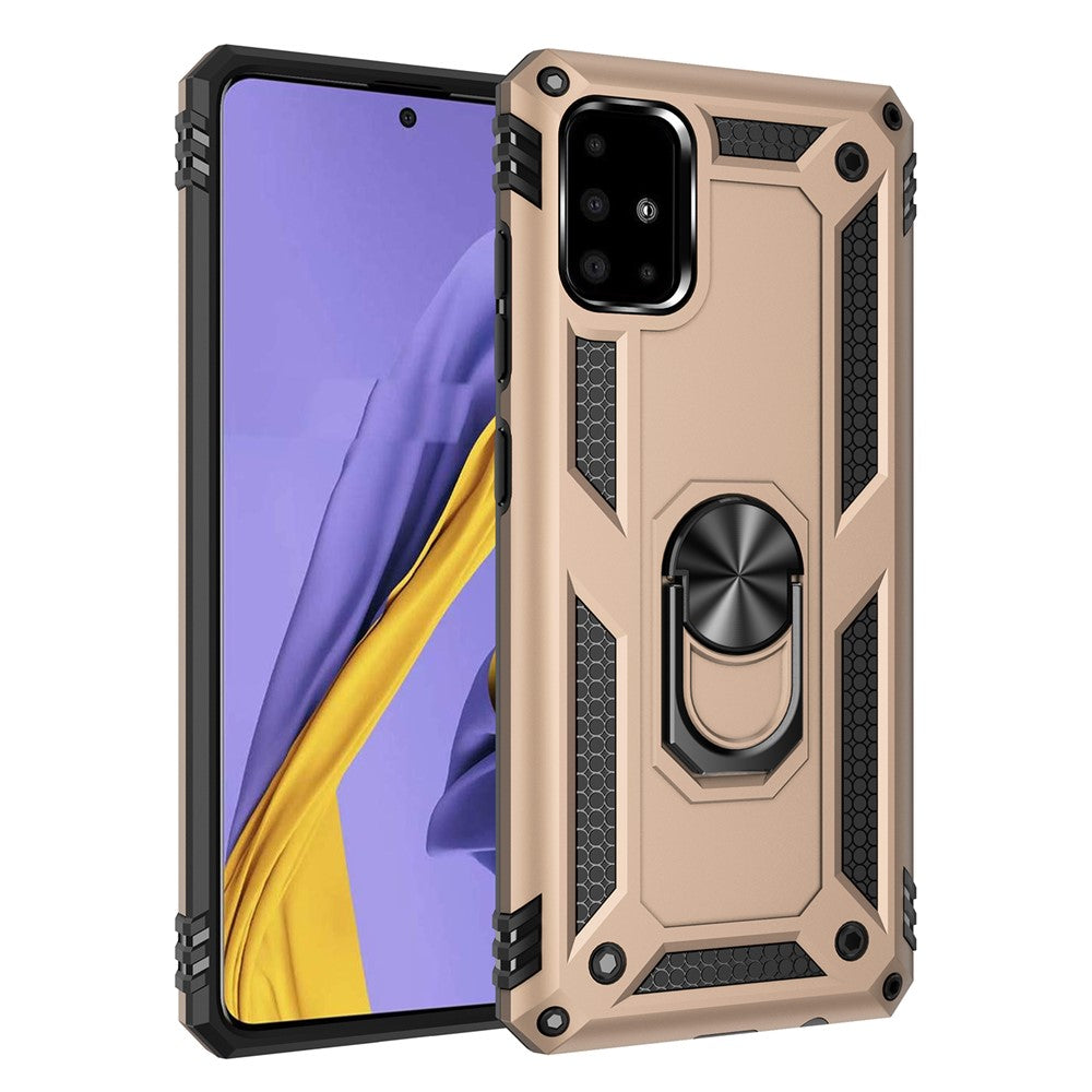 Hybrid PC TPU Kickstand Armor Phone Case for Samsung Galaxy A51
