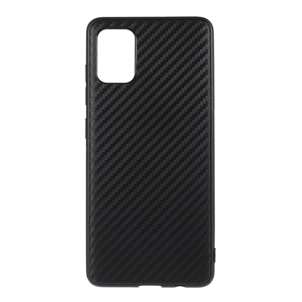 Kulfiber TPU-cover til Samsung Galaxy A51