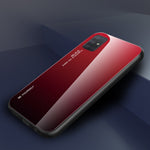 Anti-Drop Full Protection Gradient Color Glass + TPU Cell Phone Casing for Samsung Galaxy A71