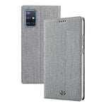 VILI DMX Cross Texture Leather Case with Card Holder for Samsung Galaxy A51