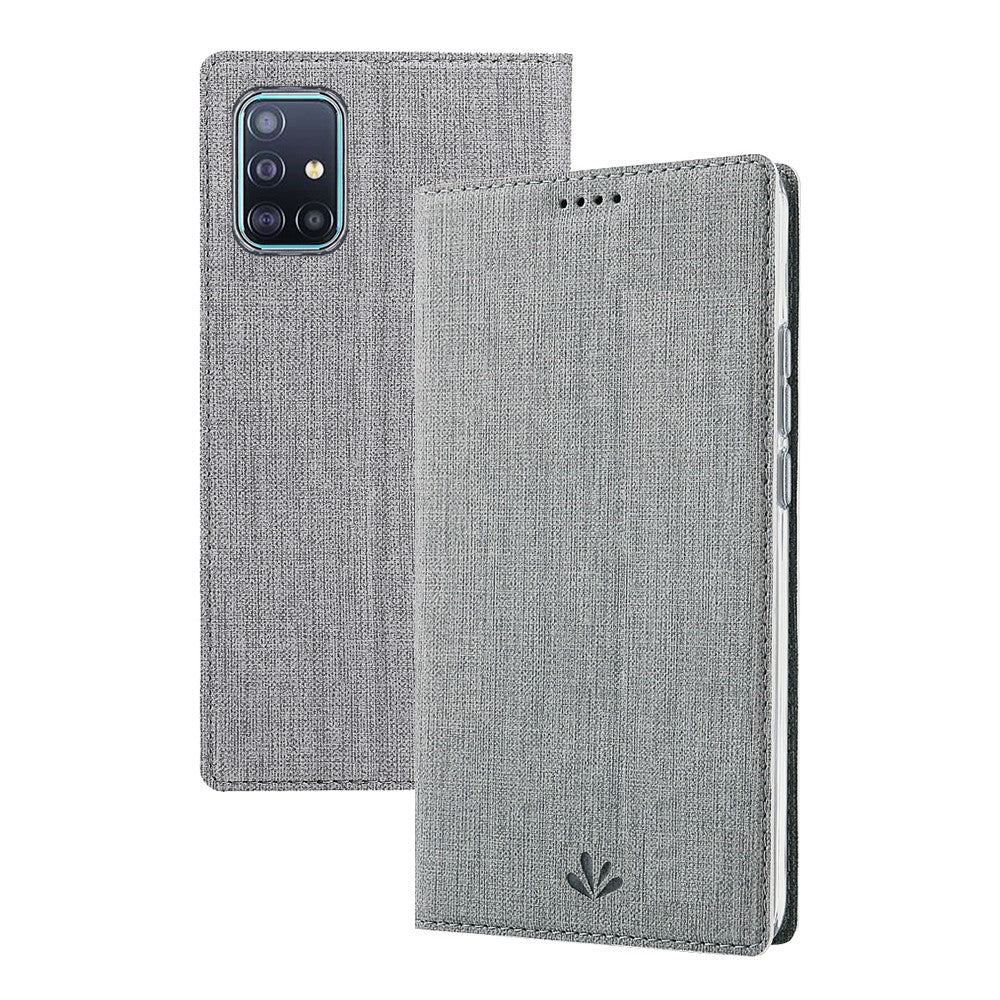 VILI DMX Cross Texture Leather Case with Card Holder for Samsung Galaxy A51