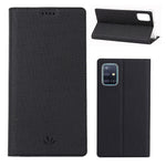VILI DMX Cross Texture Leather Case with Card Holder for Samsung Galaxy A51