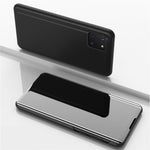 Samsung Galaxy A81 / Note 10 Lite / M60s Flipfodral i läder med stativ Helkroppsskyddande mobilskal