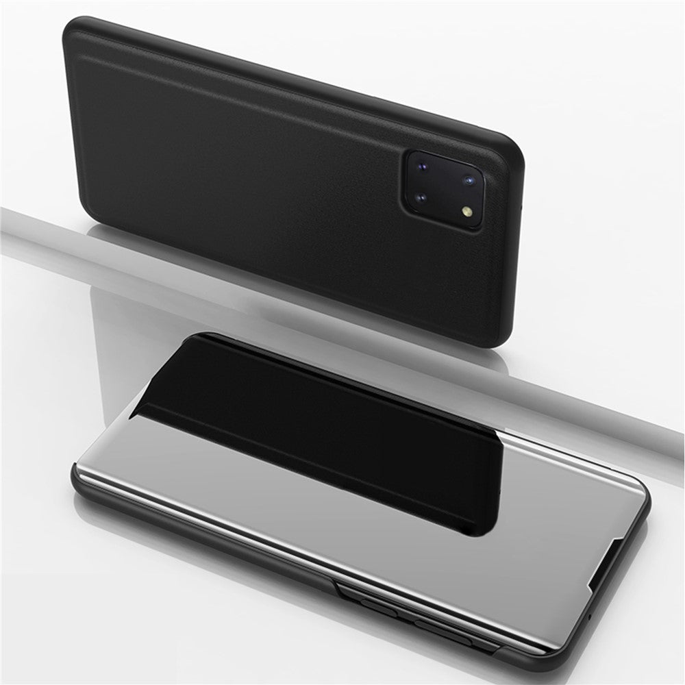Samsung Galaxy A81 / Note 10 Lite / M60s Flipfodral i läder med stativ Helkroppsskyddande mobilskal