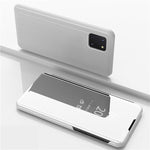 Samsung Galaxy A81 / Note 10 Lite / M60s Flipfodral i läder med stativ Helkroppsskyddande mobilskal