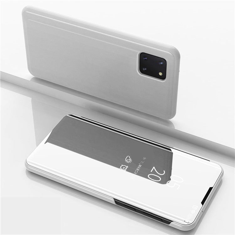 Samsung Galaxy A81 / Note 10 Lite / M60s Flipfodral i läder med stativ Helkroppsskyddande mobilskal