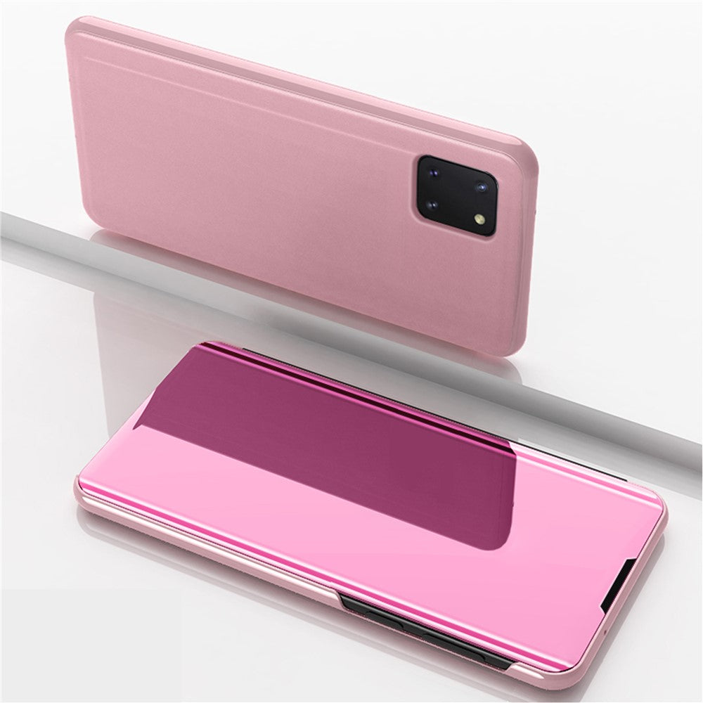 Samsung Galaxy A81 / Note 10 Lite / M60s Flipfodral i läder med stativ Helkroppsskyddande mobilskal
