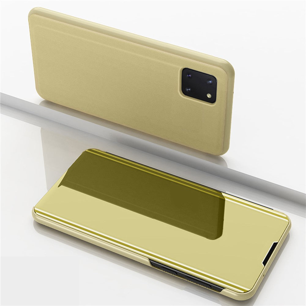 Samsung Galaxy A81 / Note 10 Lite / M60s Flipfodral i läder med stativ Helkroppsskyddande mobilskal