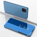 Samsung Galaxy A81 / Note 10 Lite / M60s Flipfodral i läder med stativ Helkroppsskyddande mobilskal