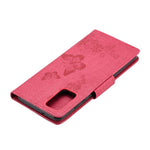 Imprint Butterfly Flower Leather Wallet Phone Case for Samsung Galaxy S20 4G/S20 5G