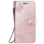 For Samsung Galaxy S20 4G / S20 5G Wallet Case Floral Butterfly Imprinted Leather Phone Cover Stand