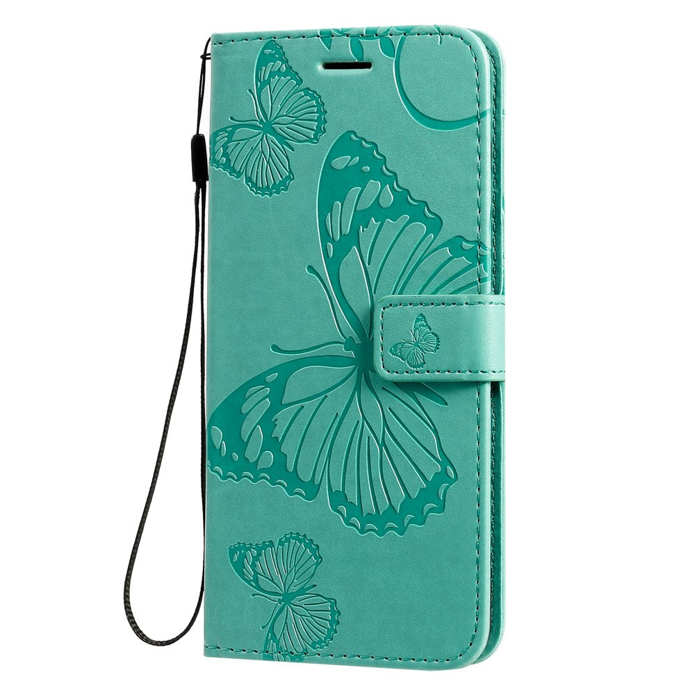 For Samsung Galaxy S20 Plus Wallet Case Floral Butterfly Imprinted Leather Phone Cover Stand