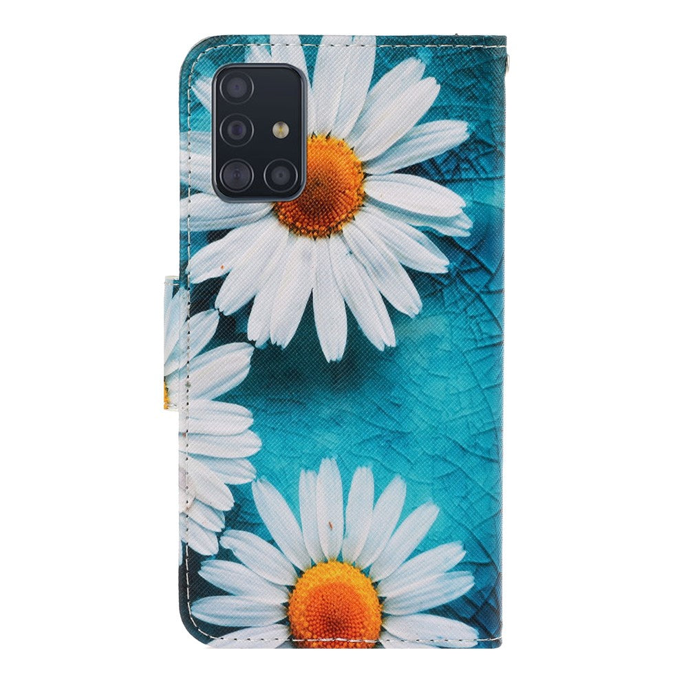 Pattern Printing Wallet Leather Stand Case for Samsung Galaxy A51