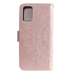 Imprint Flower Leather Wallet Case for Samsung Galaxy S20 4G/S20 5G