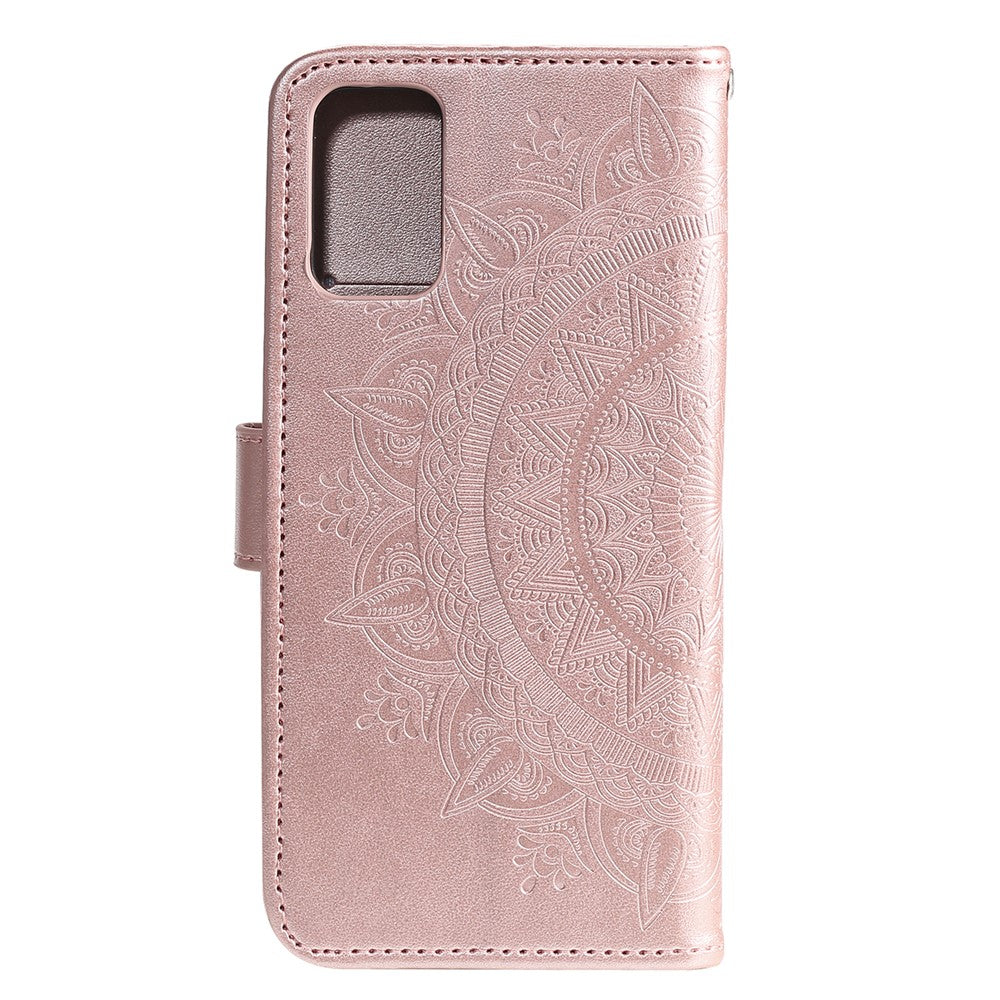 Imprint Flower Leather Wallet Case for Samsung Galaxy S20 4G/S20 5G