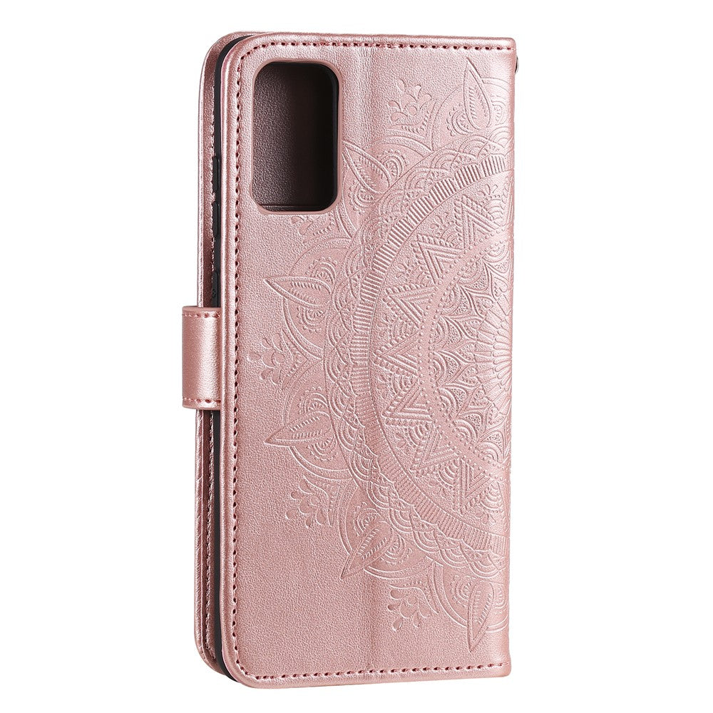 Imprint Flower Leather Wallet Case for Samsung Galaxy S20 4G/S20 5G