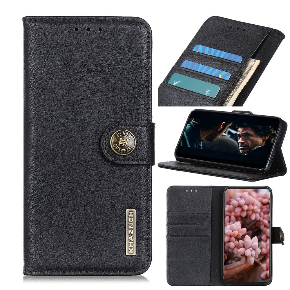 KHAZNEH Wallet Stand Leather Mobile Phone Cover Casing for Samsung Galaxy A50/A50s/A30s