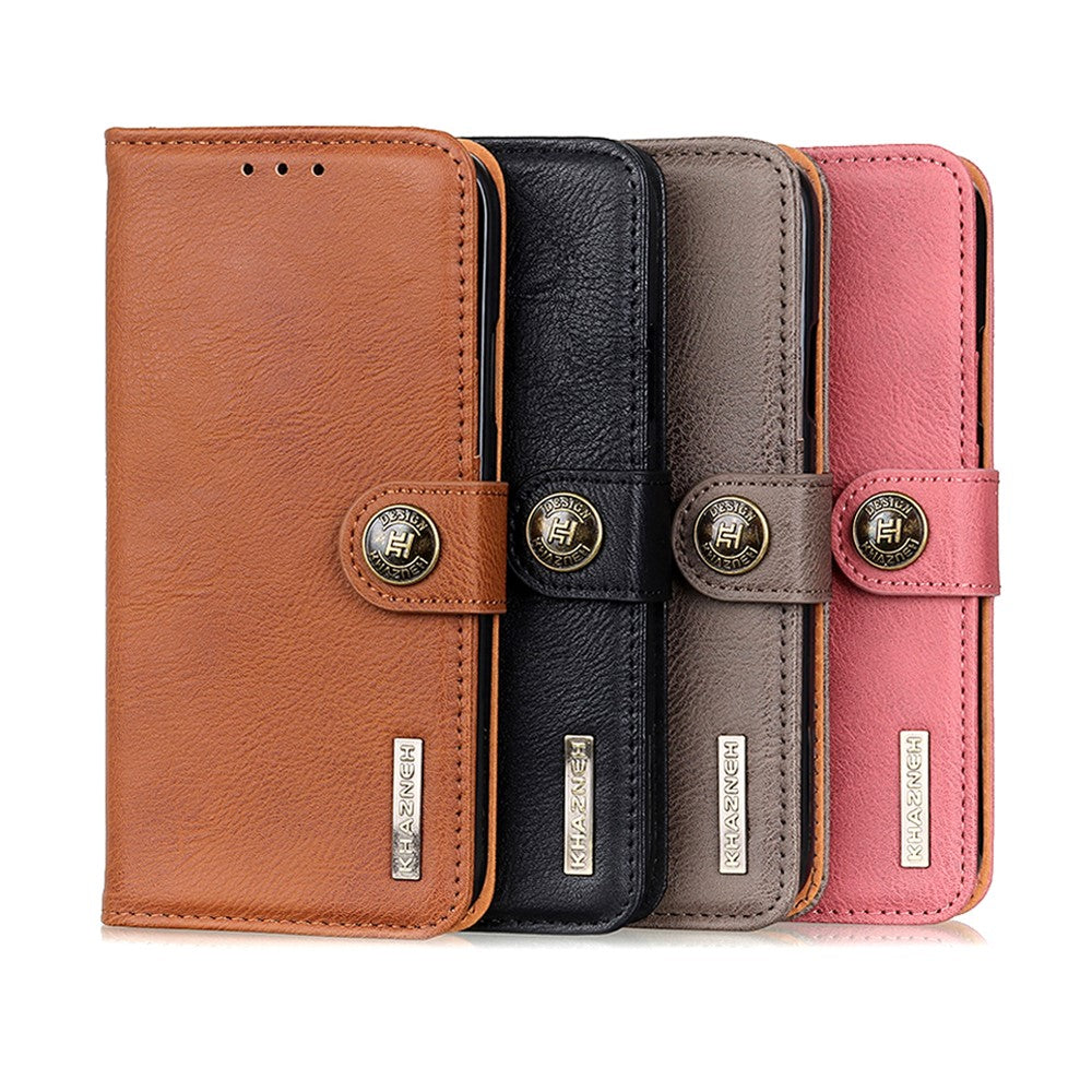 KHAZNEH Wallet Stand Leather Mobile Phone Cover Casing for Samsung Galaxy A50/A50s/A30s