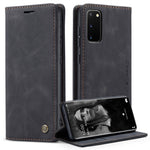 CASEME 013 Series Auto-absorbed Flip Læder Pung Etui til Samsung Galaxy S20 4G/S20 5G