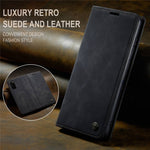 CASEME 013 Series Auto-absorbed Flip Læder Pung Etui til Samsung Galaxy S20 4G/S20 5G