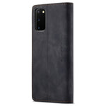 CASEME 013 Series Auto-absorbed Flip Læder Pung Etui til Samsung Galaxy S20 4G/S20 5G