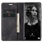 CASEME 013 Series Auto-absorbed Flip Læder Pung Etui til Samsung Galaxy S20 4G/S20 5G