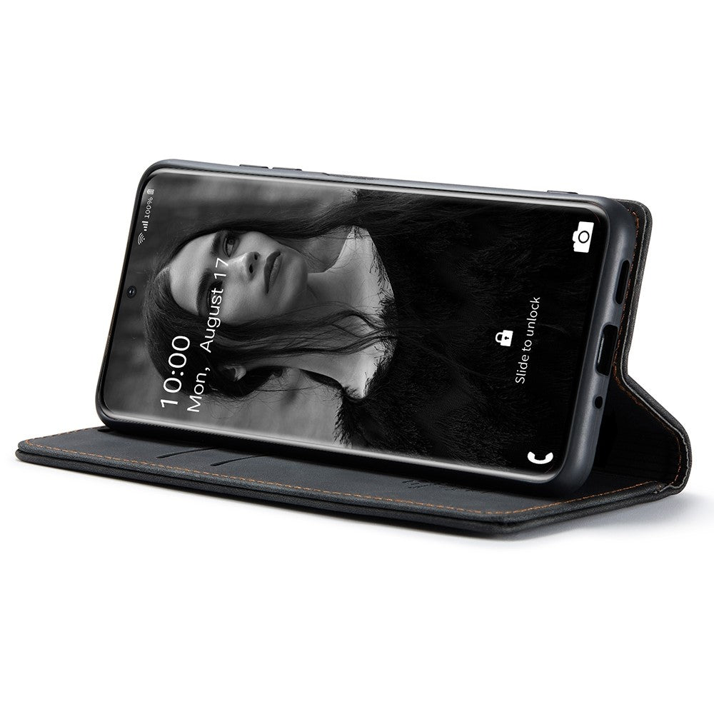 CASEME 013 Series Auto-absorbed Flip Læder Pung Etui til Samsung Galaxy S20 4G/S20 5G