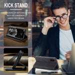 CASEME 013 Series Auto-absorbed Flip Læder Pung Etui til Samsung Galaxy S20 4G/S20 5G