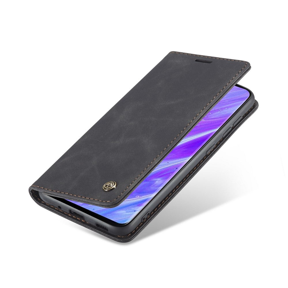 CASEME 013 Series Auto-absorbed Business Læderpung Stativ Telefoncover til Samsung Galaxy S20 Plus