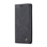 CASEME 013 Series Auto-absorbed Business Læderpung Stativ Telefoncover til Samsung Galaxy S20 Plus