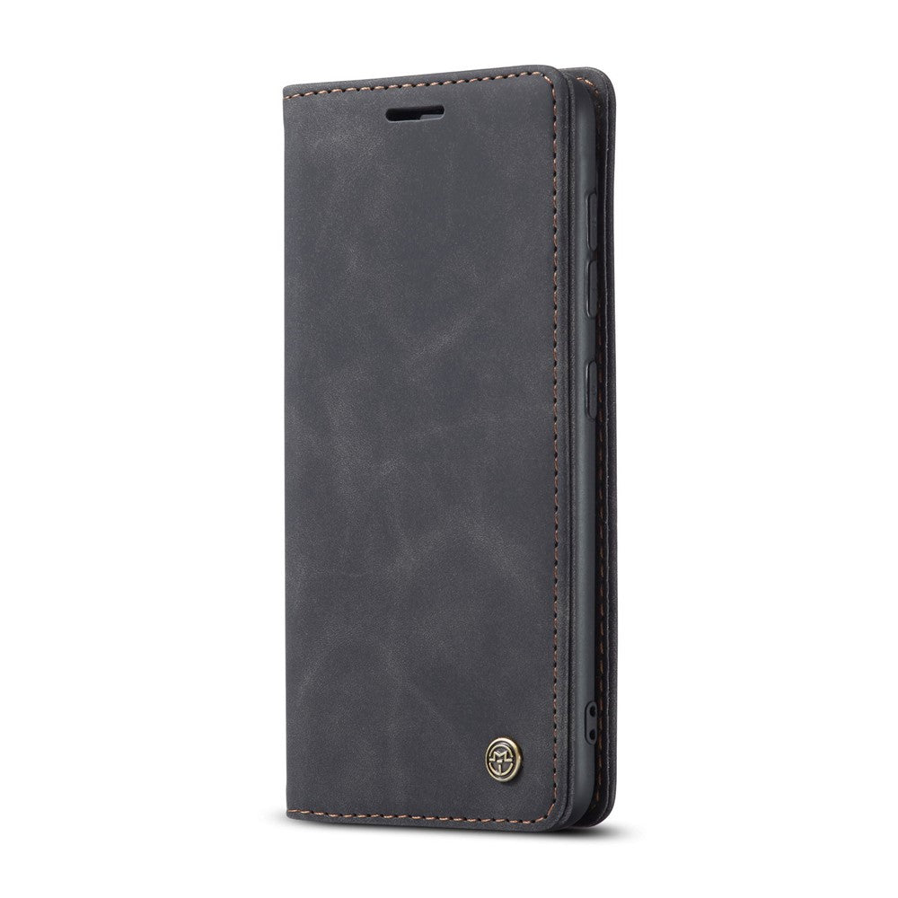 CASEME 013 Series Auto-absorbed Business Læderpung Stativ Telefoncover til Samsung Galaxy S20 Plus