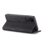CASEME 013 Series Auto-absorbed Business Læderpung Stativ Telefoncover til Samsung Galaxy S20 Plus
