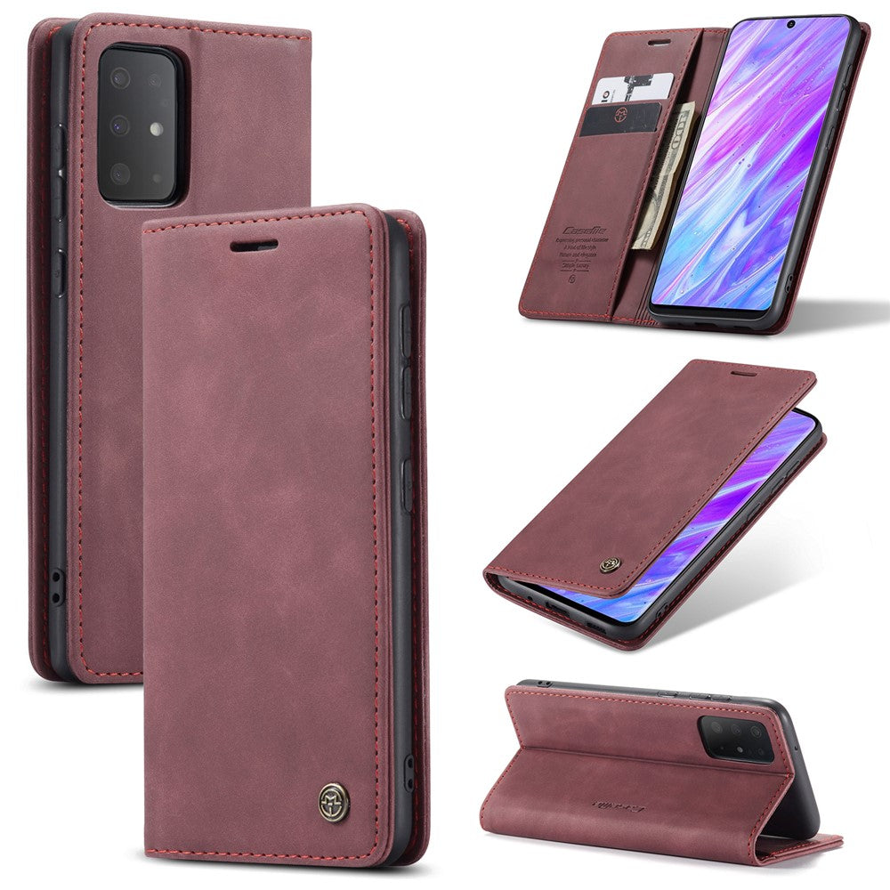 CASEME 013 Series Auto-absorbed Business Leather Wallet Case for Samsung Galaxy S20 Ultra