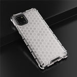 Honeycomb-mønstret Stødresistent TPU + PC Hybrid Cover til Samsung Galaxy A81/Note 10 Lite
