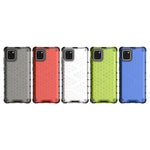 Honeycomb-mønstret Stødresistent TPU + PC Hybrid Cover til Samsung Galaxy A81/Note 10 Lite